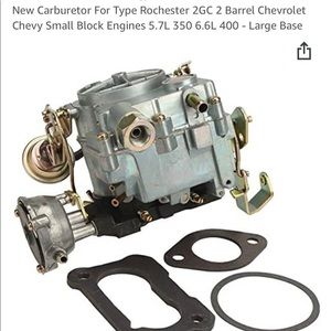 New carburetor